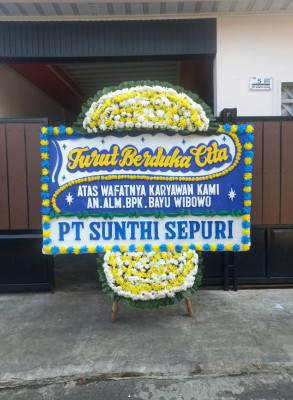 Papan Bunga Duka di Papanggo